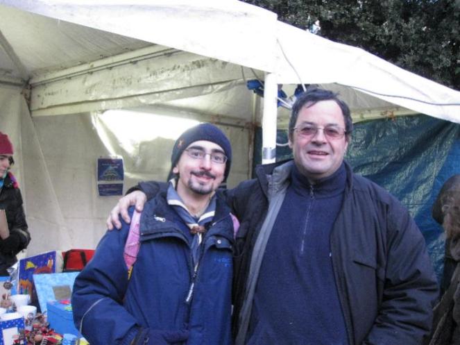 Con Padre Modesto - Dicembre 2009